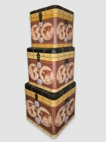 Пуфики с ящиком 3 шт