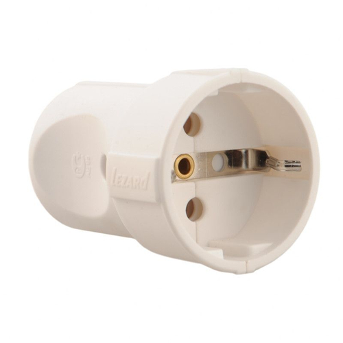 LEZARD 715 0600 606 Розетка штепс 10А белый