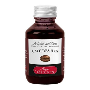 Чернила во флаконе Herbin 100 мл Café des iles светло-коричневые (17046T)