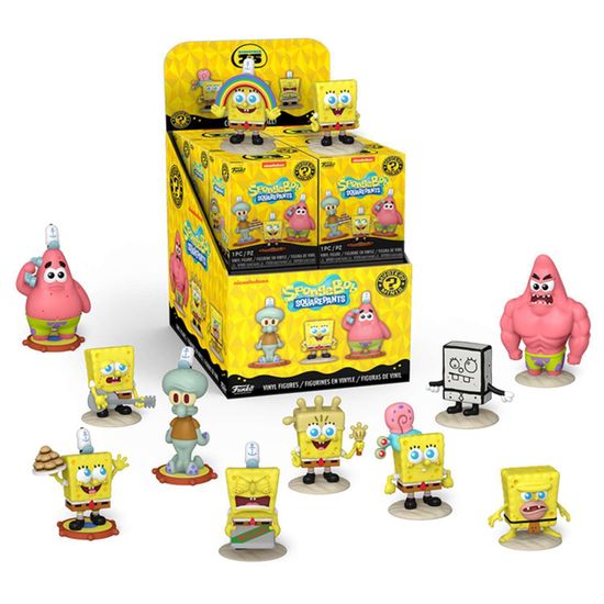 Фигурка Funko Mystery Minis Spongebob SquarePants 25th 1 штука (из12) 76102 / Фигурка Фанко Минис по мотивам мультсериала "Губка Боб Квадратные Штаны", случайная