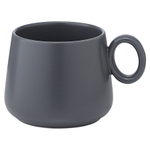 Набор из двух чайных пар темно-серого цвета из коллекции essential, 250 мл