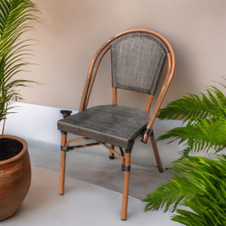 Стул из искусственного ротанга БАМБУК/ТЕСЛИН-3 «BAMBOO/TESLIN-3»