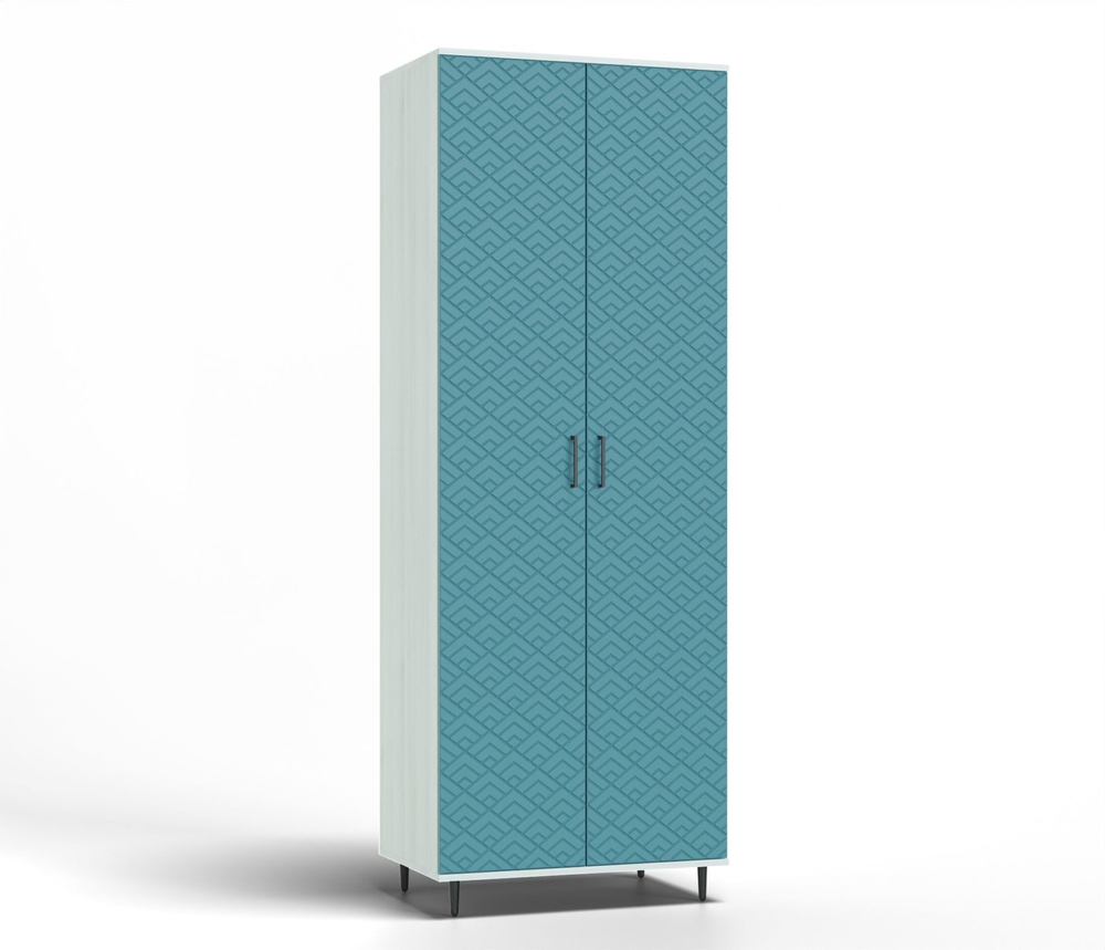 Шкаф 2-створчатый платяной/бельевой "АРТИ" на ножках