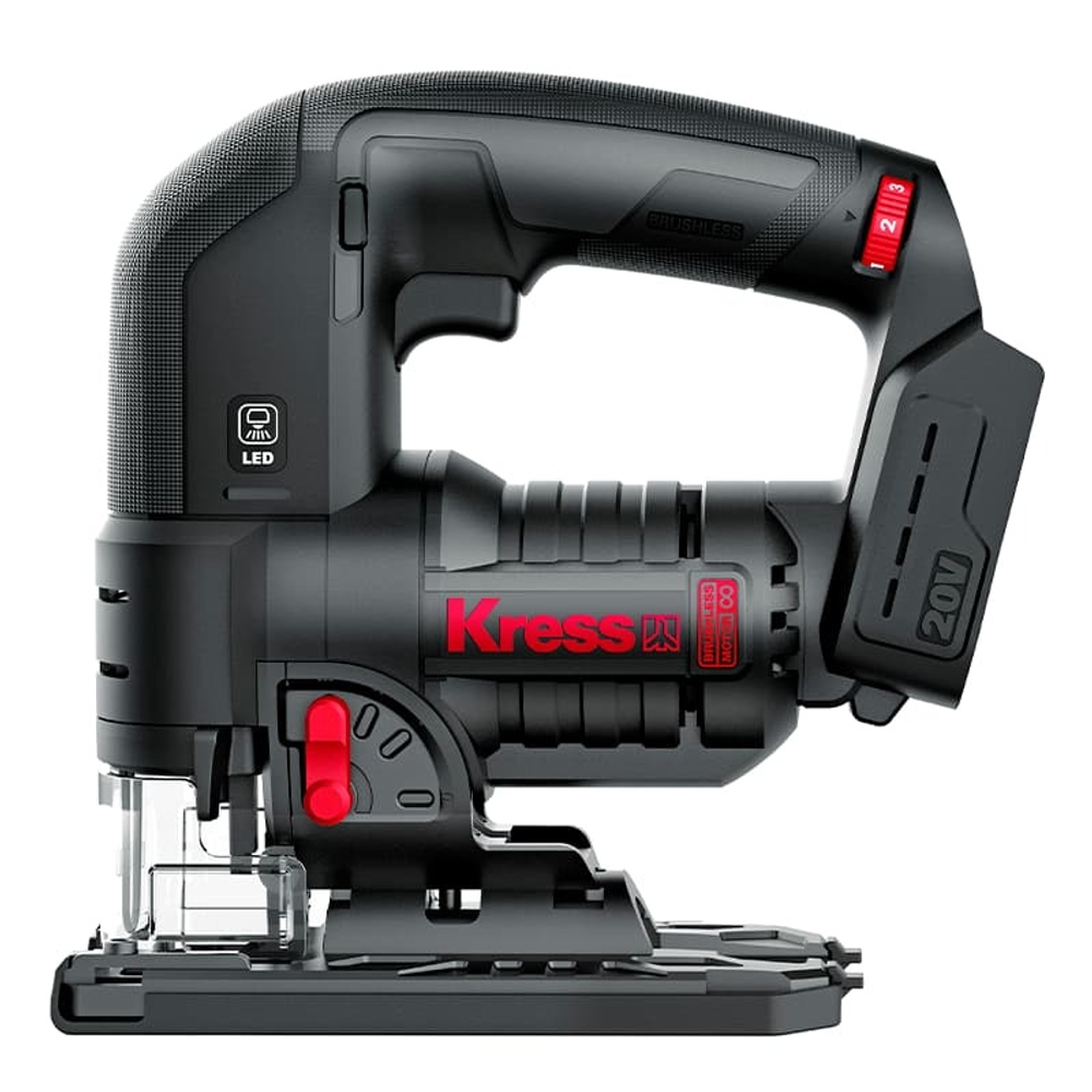 Лобзик KRESS аккумуляторный KUE26 20V 4Ачх2, кейс