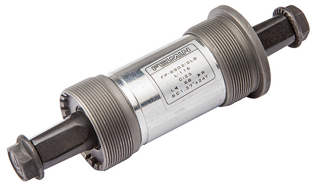 Картридж каретки 68х116мм FP-B902W-LB FEIMIN 1.37"х24tpi, ось под квадрат, стальной/алюминиевый