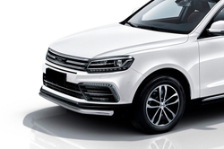 Защита переднего бампера (нержавейка) Zotye Coupa (2013-2023) d57