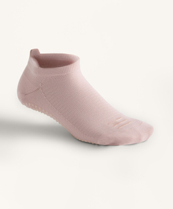 OYSHO Две пары носков-сникеров из смесового полиамида для йоги и пилатеса, розовый