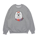 Свитшот "Мальтезе любит тебя больше себя"