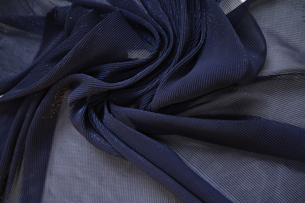 Шифон гофре металлик