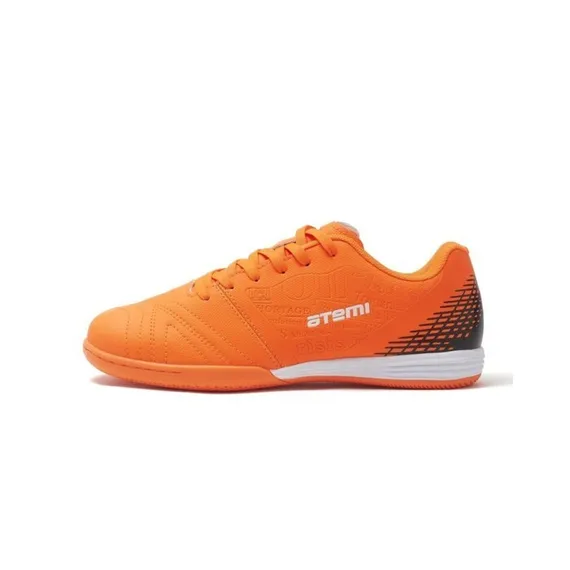 Бутсы футбольные Atemi SD550 INDOOR, синтетическая кожа, цвет оранжевый, размер 44