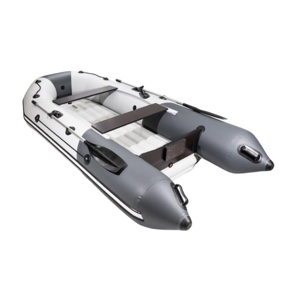 Лодка ПВХ Таймень NX 3200 НДНД "Комби" Светло-серый/ Графит