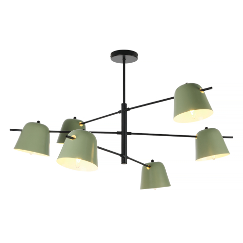 Потолочная люстра на штанге MyFar Clementine MR2281-6С