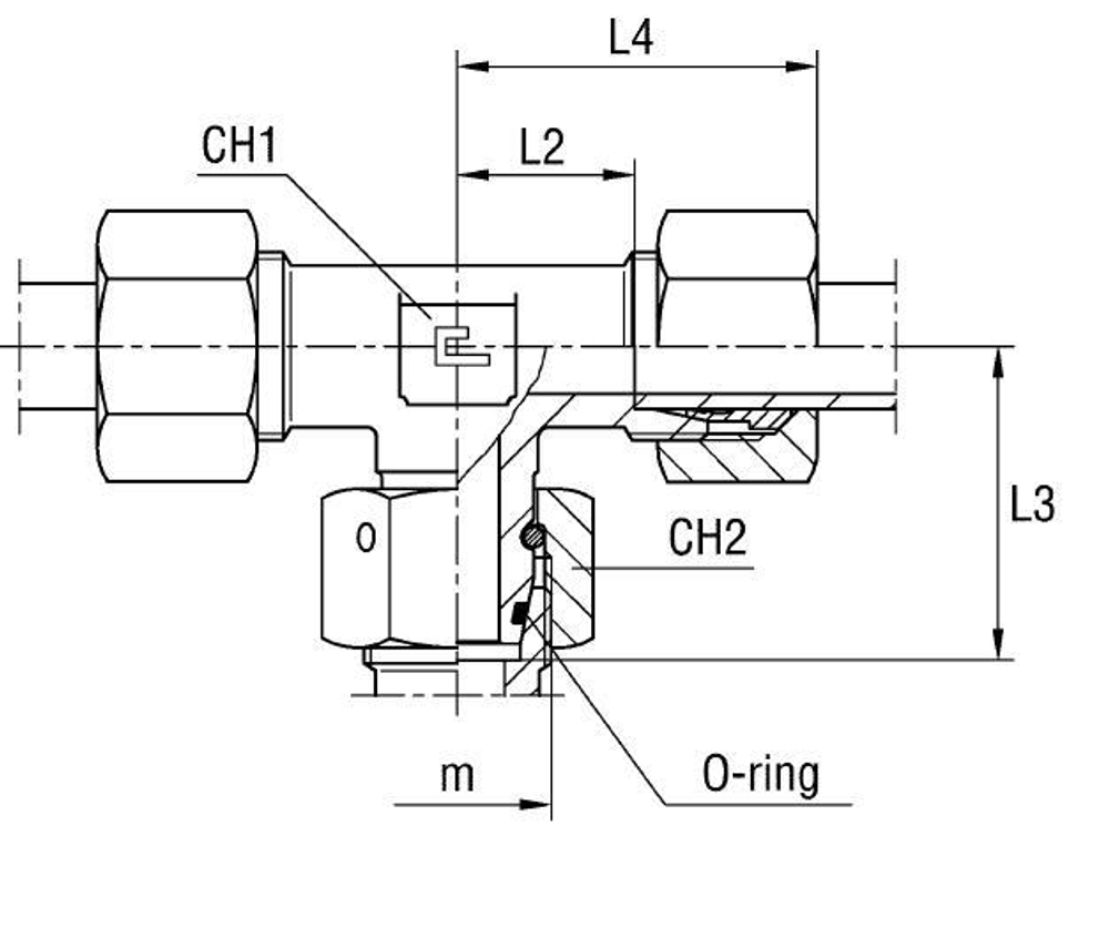 Соединение PNТ DL22 М30х2 (в сборе)