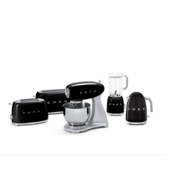 Тостер Smeg Стиль 50-х годов для 4 тостов черный Италия серия