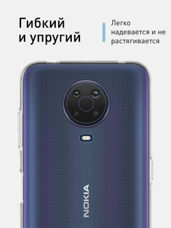 Чехол ROSCO для Nokia G20;Nokia G10 оптом (арт. NK-G20-TPU-TRANSPARENT)