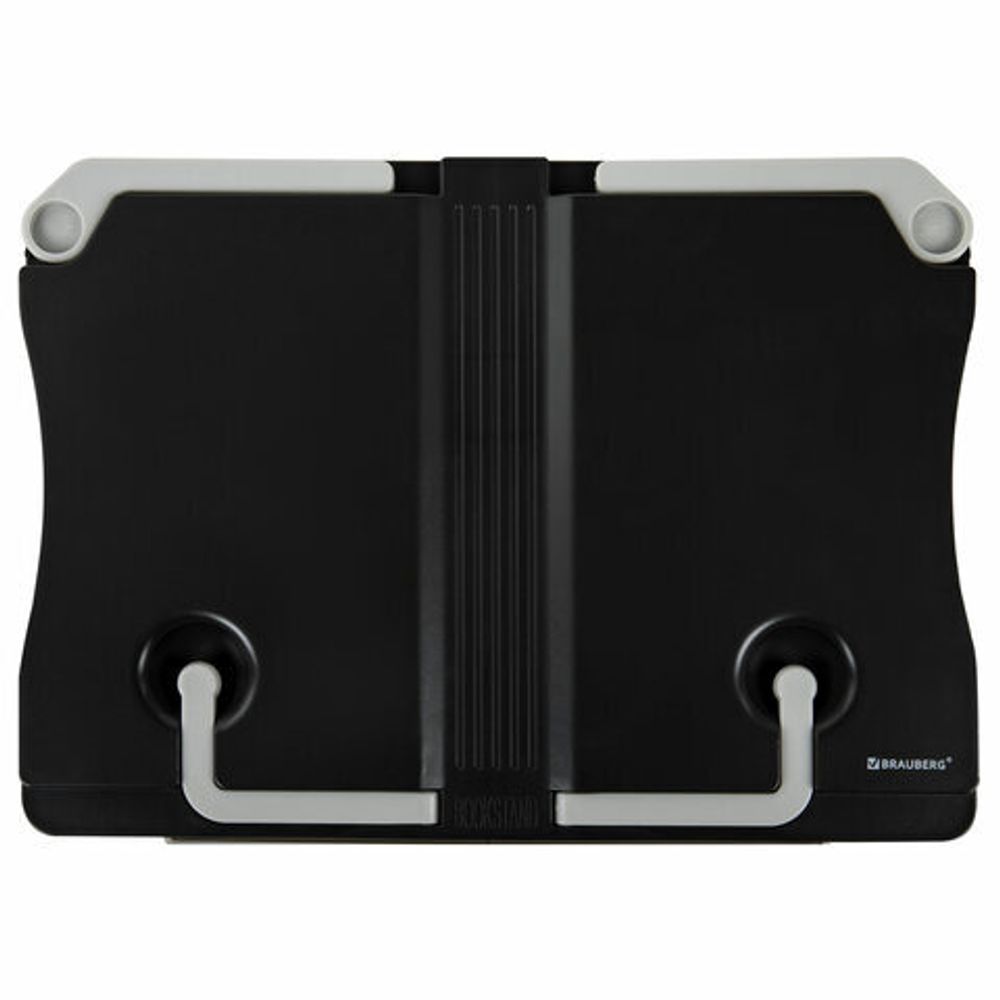 Подставка для книг и учебников BRAUBERG Black, регулируемый наклон, ABS-пластик, 238062