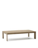 Журнальный столик Ambra из акации со светлой отделкой 82,5 x 140 см