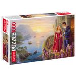 Пазл картонный 1000 элементов АССОРТИ, 10 дизайнов, 480х680 мм, HATBER