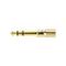 Adam Hall K4AMF3JM3GOLD - адаптер TRS (jack) stereo 3.5 mm (F) - TRS (jack) stereo 6.3 mm (M), позол