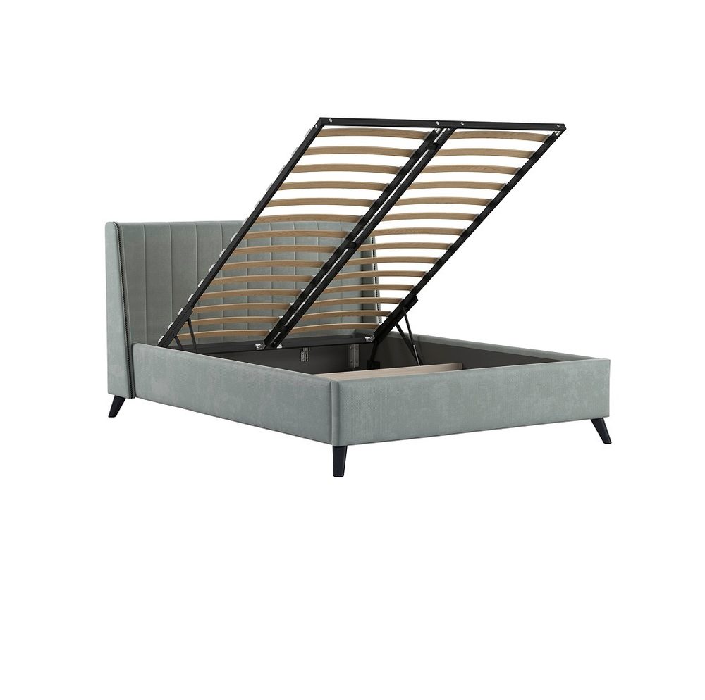 Кровать Мелисса 160 серая