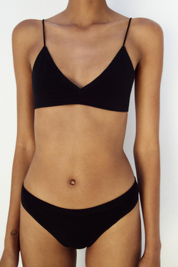 ZARA ТРУСЫ БЕЗ ШВОВ, ЧЕРНЫЙ