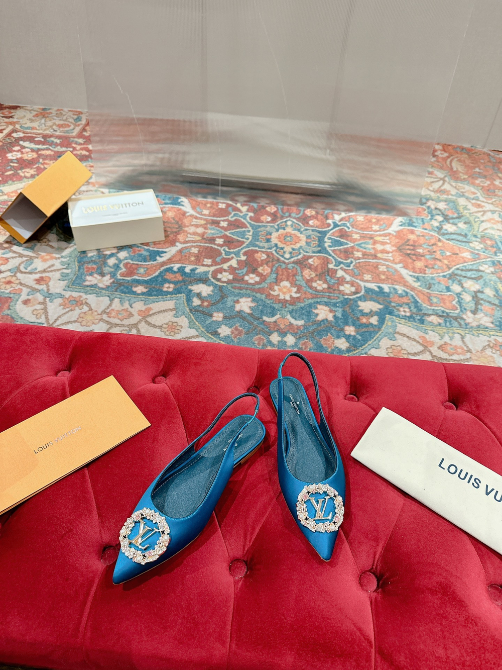 Louis Vuitton Met Slingback Ballerina