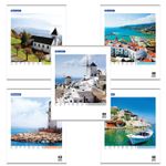 Тетрадь А5, 48 л., BRAUBERG ЭКО, клетка, обложка картон, КАНИКУЛЫ, 401819, 5шт