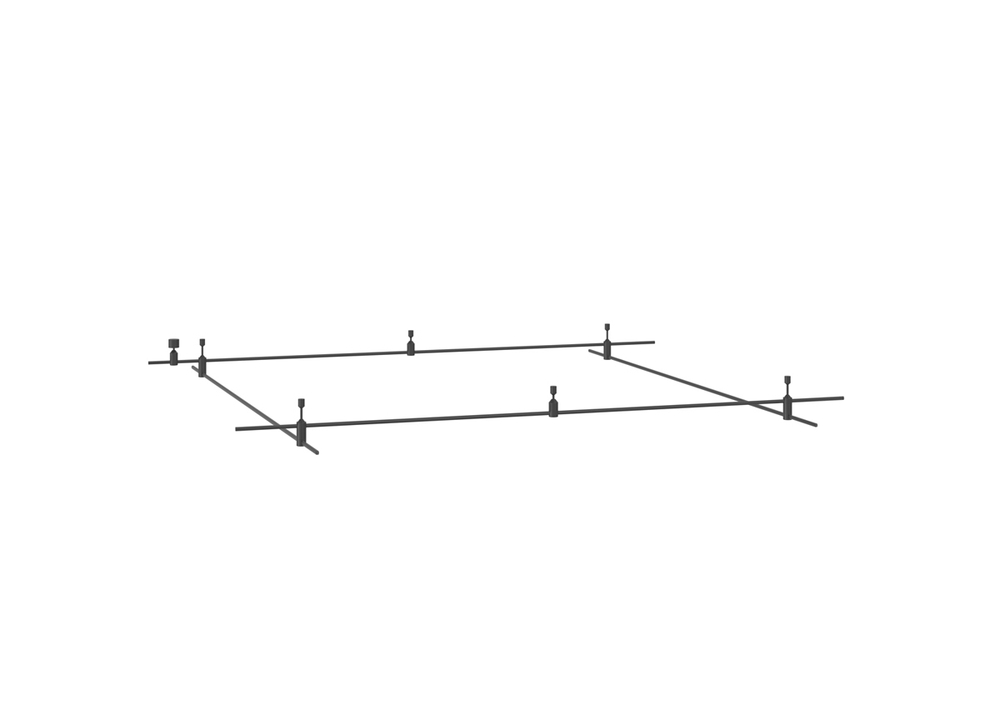Donolux Magnet Modular System «CODE 1.2», L2000хL2000хH135 мм, DC24V, основание для модульных светил