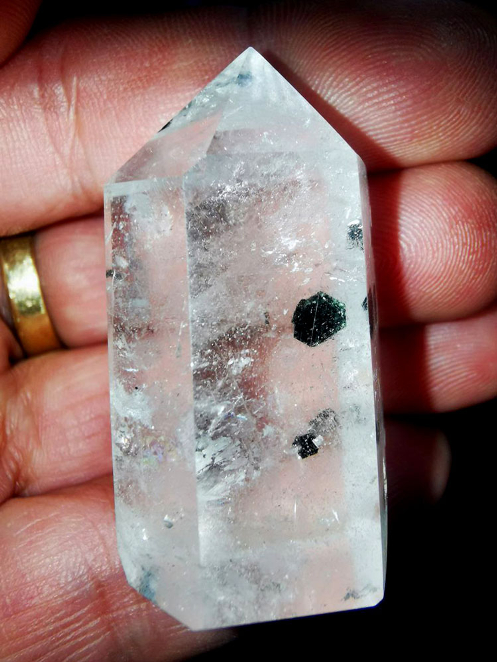 Кристалл кварц с включениями асс.