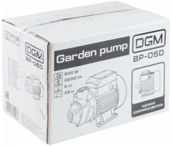 Насос DGM BP-05D, центробежный, поверхностный, 500Вт, 2.2м³/ч, 38м