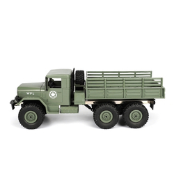 Радиоуправляемая машина WPL B-16R военный грузовик (серый) 6WD 2.4G 1/16 RTR