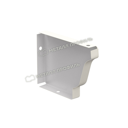 Заглушка желоба 120*86 правая (ПЛ-02-9010-0,5) белая
