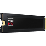 Твердотельный накопитель SSD 1TB Samsung 9100 PRO, M.2, PCI-E 5.0 x4, TLC 3D NAND (R14800/W13400MB/s) с радиатором 600TBW