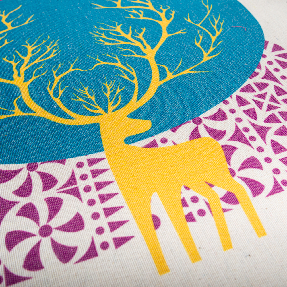 Сумка‑шоппер натуральная светлая