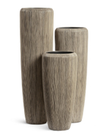 Кашпо TREEZ Effectory Wow Высокий конус Design Капучино в-75 см, д-34 см 1/1 41.3321-06-049-BB-075
