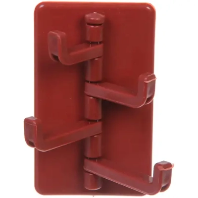 Крючок настенный многофункциональный на липкой основе «ИДЕЯДОМА», цвет марсала, нагрузка 3кг/9*5,5см (пакет с подвесом)