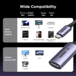 Конвертер USB 3.1 Type C на DisplayPort, 8K@60Hz, UGREEN 15575
