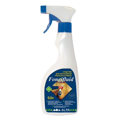 Пропитка декоративная для защиты древесины Alpa Fongifluid 0,5 л