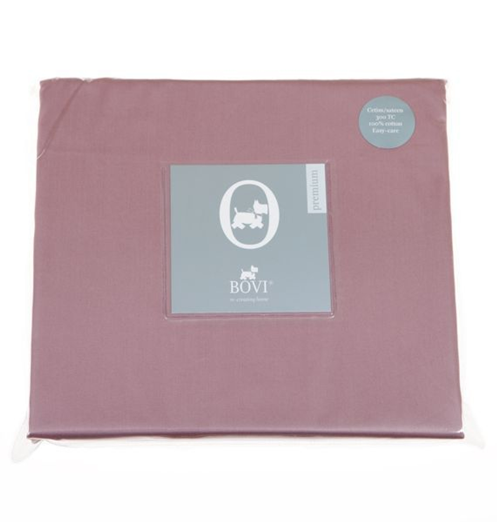 Элитная простыня (SB) Gardenia розово-жемчужная с лиловым от Bovi