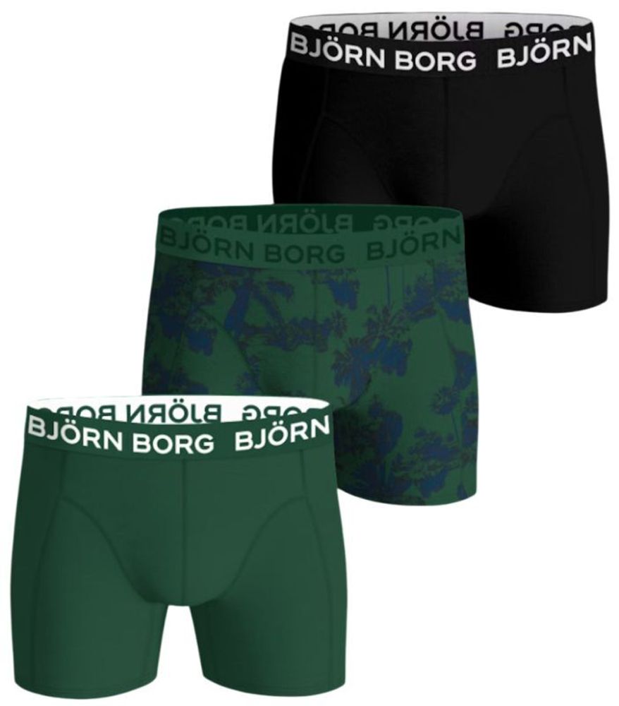 Мужские спортивные боксеры Björn Borg Boys Cotton Stretch 3P - разноцветный