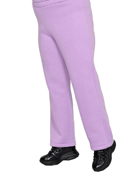 Брюки с начёсом Нежная лаванда