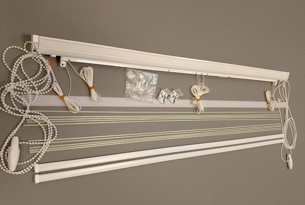 Карниз для двойных римских штор день-ночь Оптима, длина 300 см