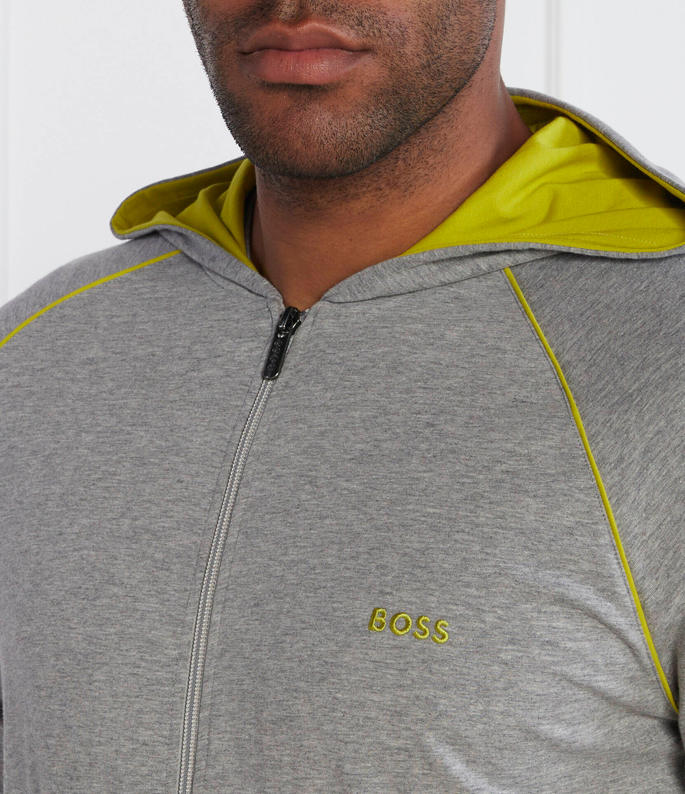 Худи Mix&Match Jacket H BOSS BLACK - серый(50469581)