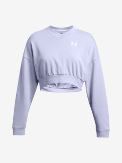 Свитшот женский Under Armour UA Rival Terry OS Crop Crw-PPL