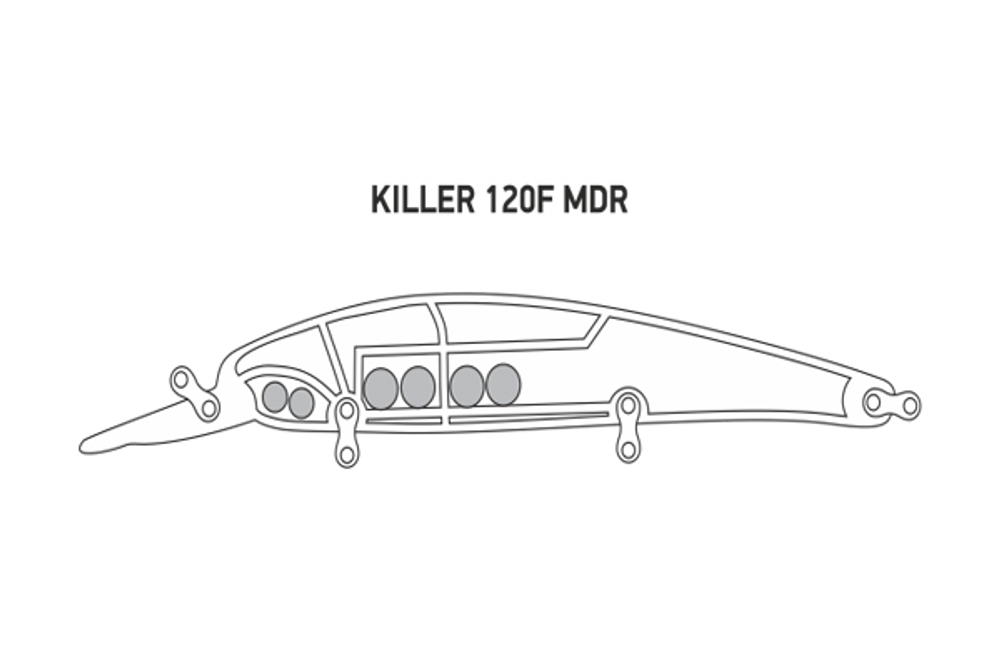 Воблер LureMax KILLER 120F MDR-046 17,5 г.