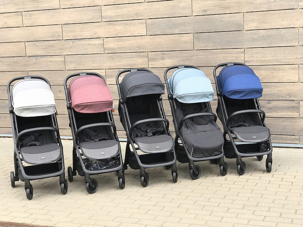 Детская прогулочная коляска Espiro Nox Серый (Silver Moon 27/2022)