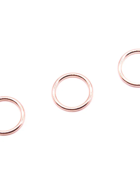 Кольцо Arta-F, 10 мм, металл, розовое золото