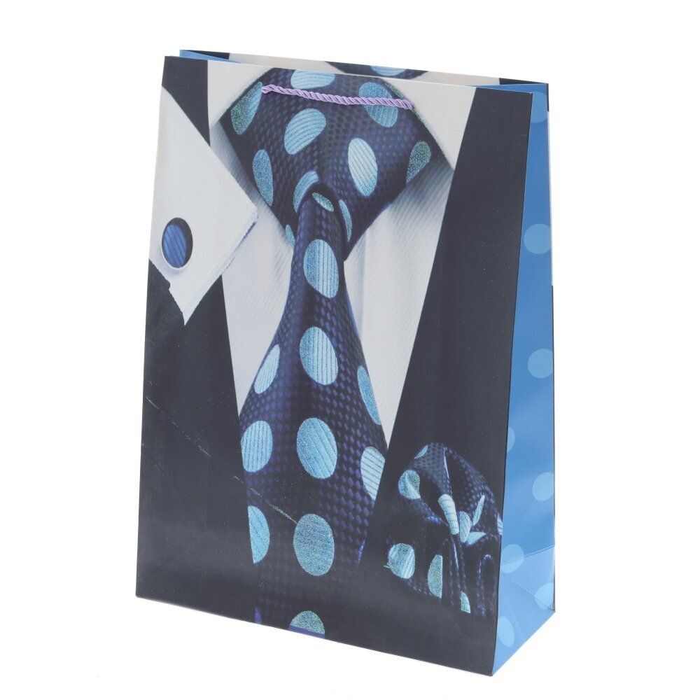 GAEM Пакет подарочный L (бумага 210г/м2, блок микс 12шт), L30 W12 H41,5 см, 4в.