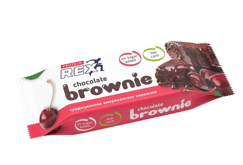 Пирожное протеиновое Брауни 50 гр (ProteinRex)