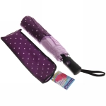 Зонт женский полуавтомат «Ультрамарин - Лагуна», микс 6 цветов, 8 спиц, d-100см, длина в слож. виде 28см, голубые цветы